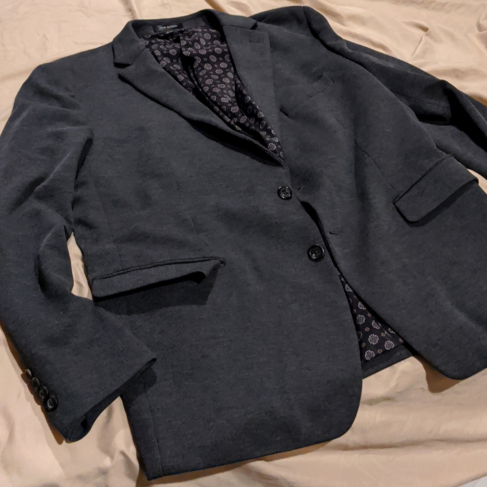 Chaps gray suit coat size 48L